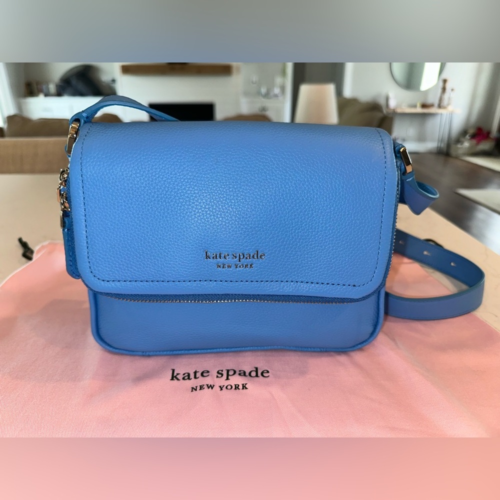 Blue Kate Spade Crossbody Bag